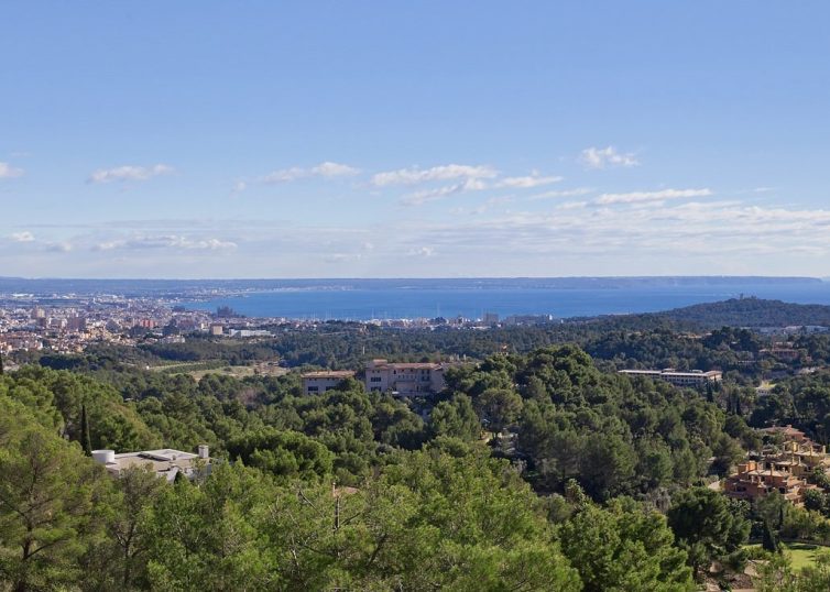 4987 INVESTITION! Grundstück in Son Vida in Ruhelage & herrlichem Blick auf das Meer und die Bucht von Palma 5