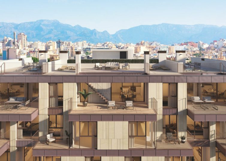 A-4137_ 25 NEUBAU! Beeindruckendes Luxus Penthouse mit zwei Terrassen, zum mitgestalten, im Herzen von Palma