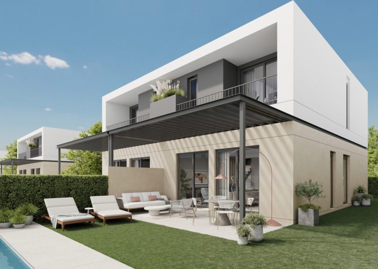 5007 PROJEKT! Exklusive Neubau-Doppelhaushälfte in Puig de Ros - Badia Gran mit privatem Pool 13